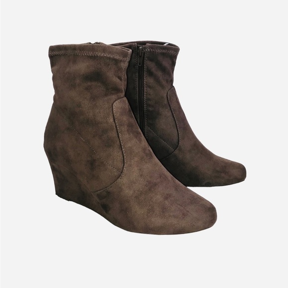 Lane Bryant Brown Ankle Boots - Picture 6 of 12